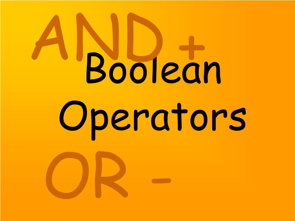 PPT - Boolean Operators PowerPoint Presentation, free download - ID:54290