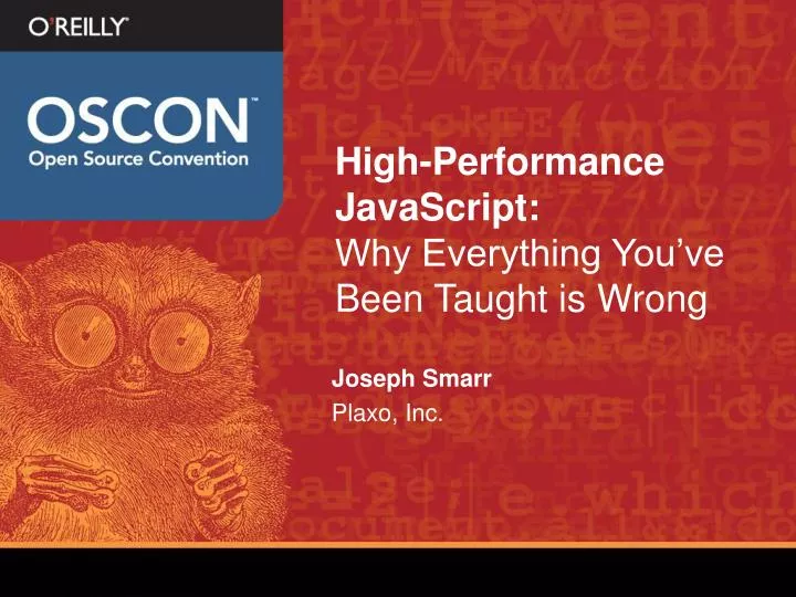 high performance javascript why everything you ve been taught is wrong