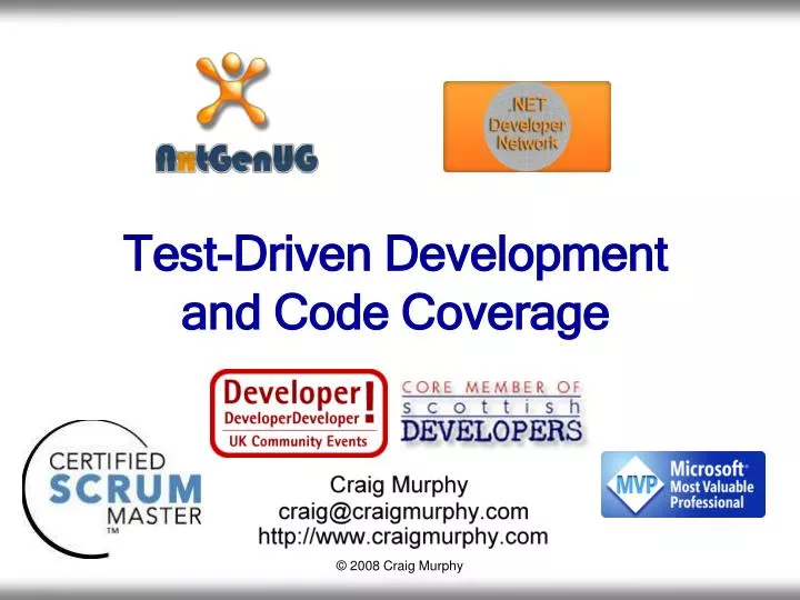 test driven development and code coverage