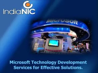 Microsoft Development Service at IndiaNIC
