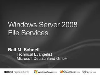Windows Server 2008 File Services
