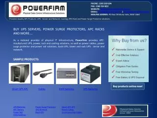 Power Surge Protector - Powerfirm