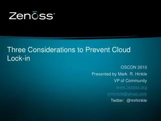 Three Considerations to Prevent Cloud Lock-in