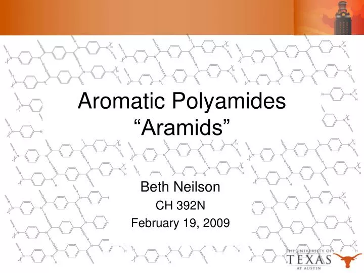 aromatic polyamides aramids