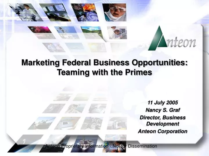 marketing federal business opportunities teaming with the primes