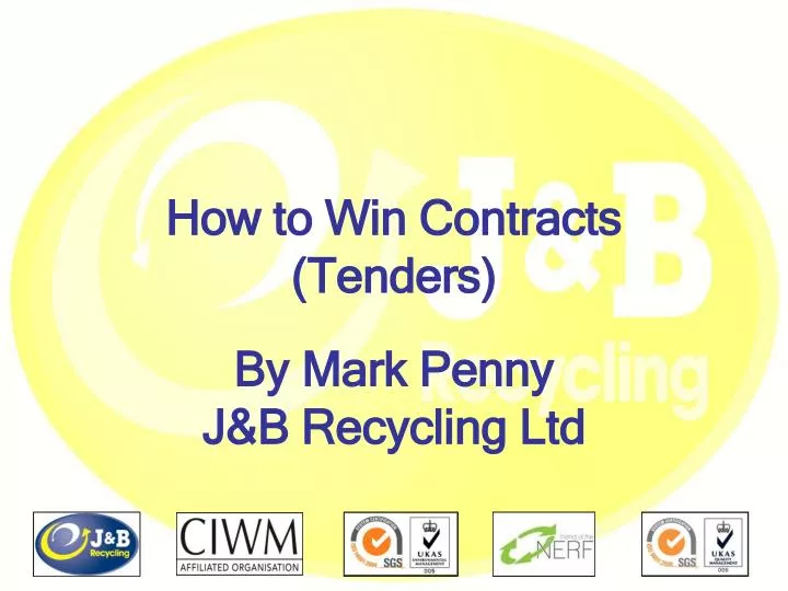 how to win contracts tenders