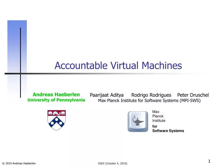 accountable virtual machines