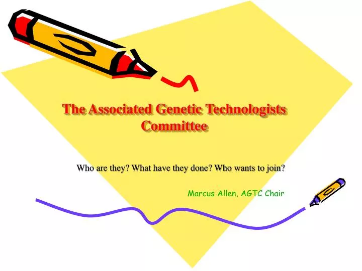 the associated genetic technologists committee