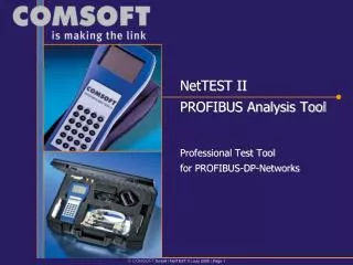 NetTEST II PROFIBUS Analysis Tool