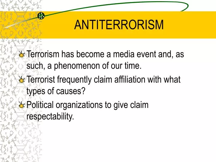 antiterrorism