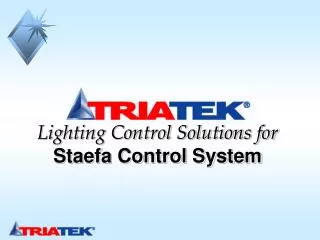 Lighting Control Solutions for Staefa Control System
