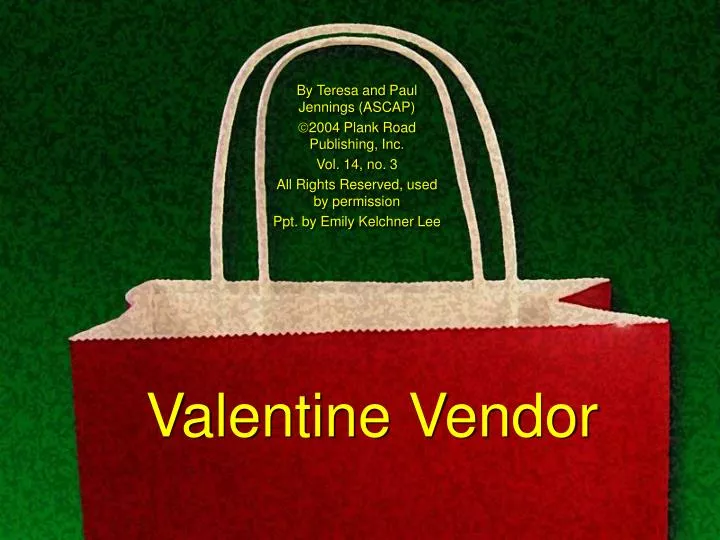 valentine vendor