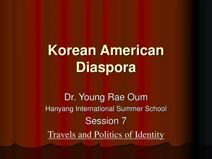 korean american diaspora