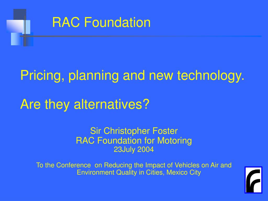 PPT - RAC Foundation PowerPoint Presentation, free download - ID:543759