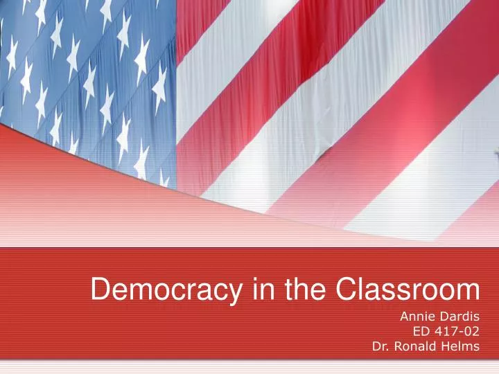 democracy in the classroom