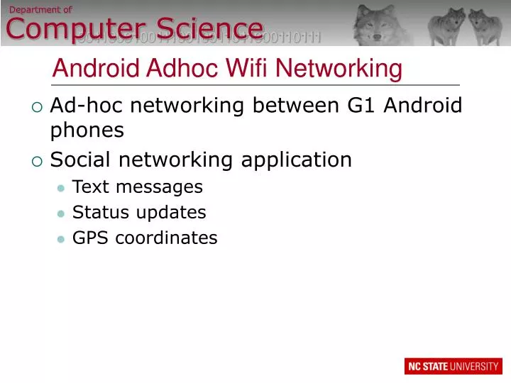 android adhoc wifi networking
