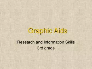 Research and Information Skills 3rd grade