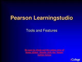 Pearson Learningstudio