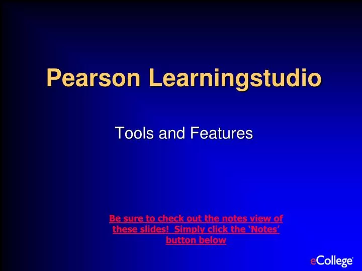 pearson learningstudio