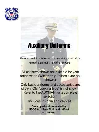 Auxiliary Uniforms
