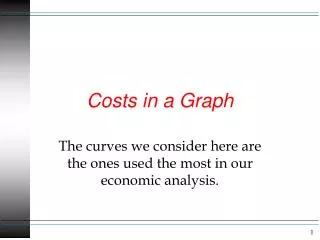 Costs in a Graph