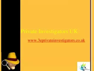 Private investigative services offered by 3e