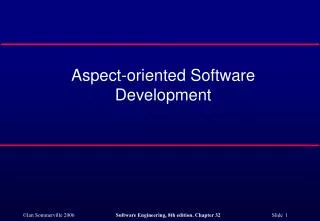 Aspect-oriented Software Development