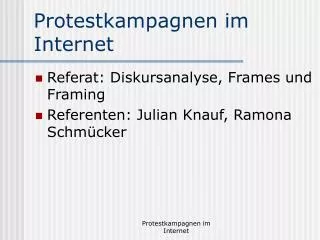 Protestkampagnen im Internet