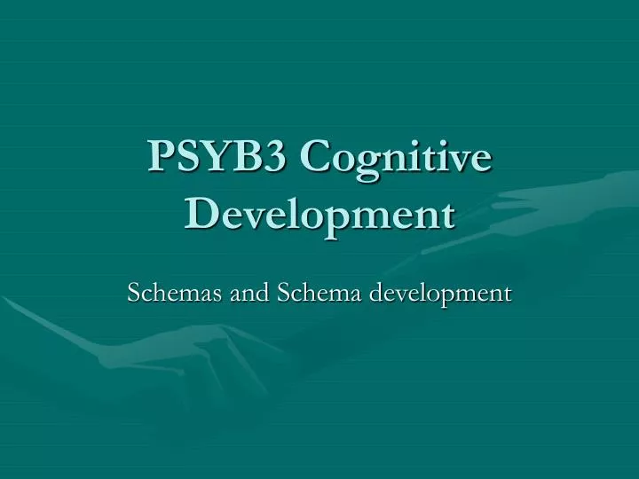 psyb3 cognitive development