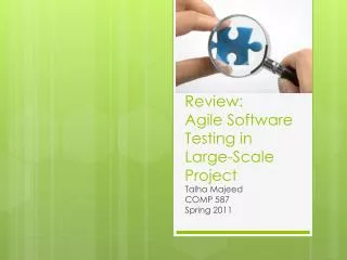 Review: Agile Software Testing in Large-Scale Project