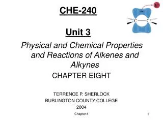 CHE-240 Unit 3