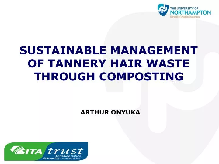 sustainable management of tannery hair waste through composting