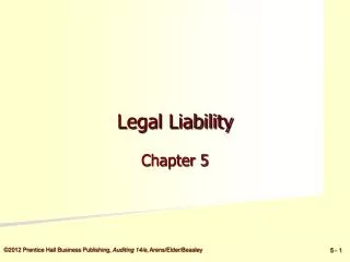 Legal Liability