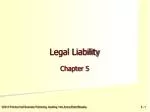 Legal Liability - slide 1