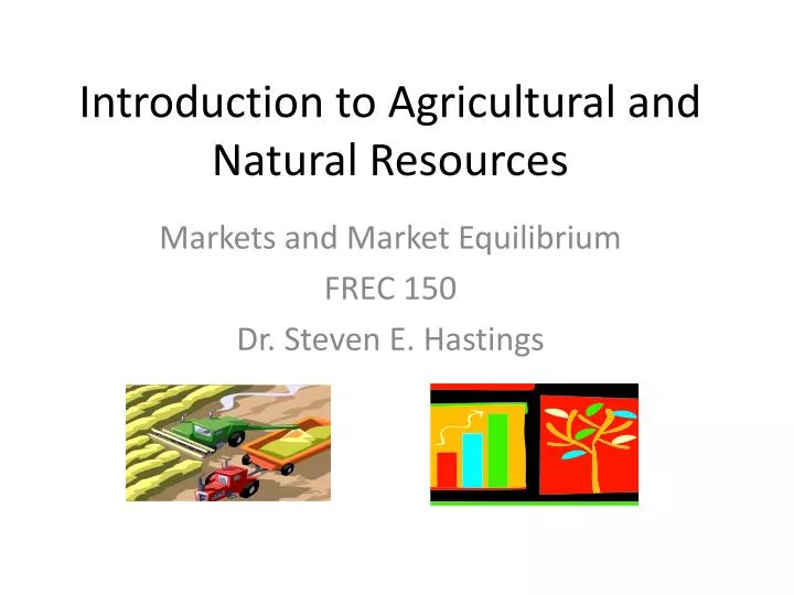 introduction to agricultural and natural resources