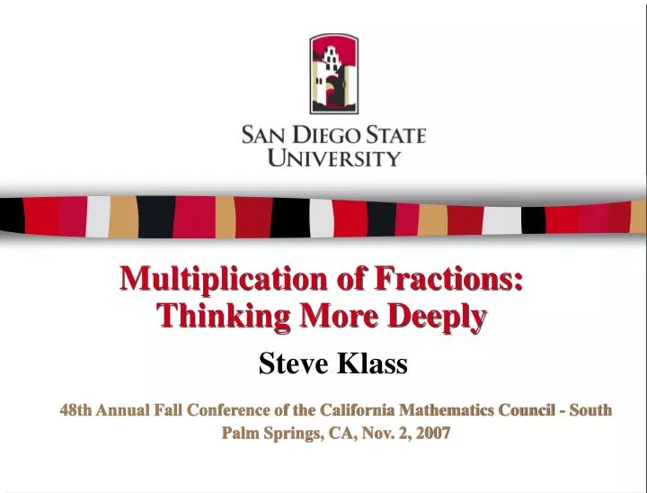 multiplication of fractions thinking more deeply