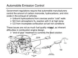 Automobile Emission Control
