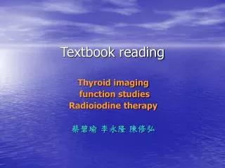 Textbook reading