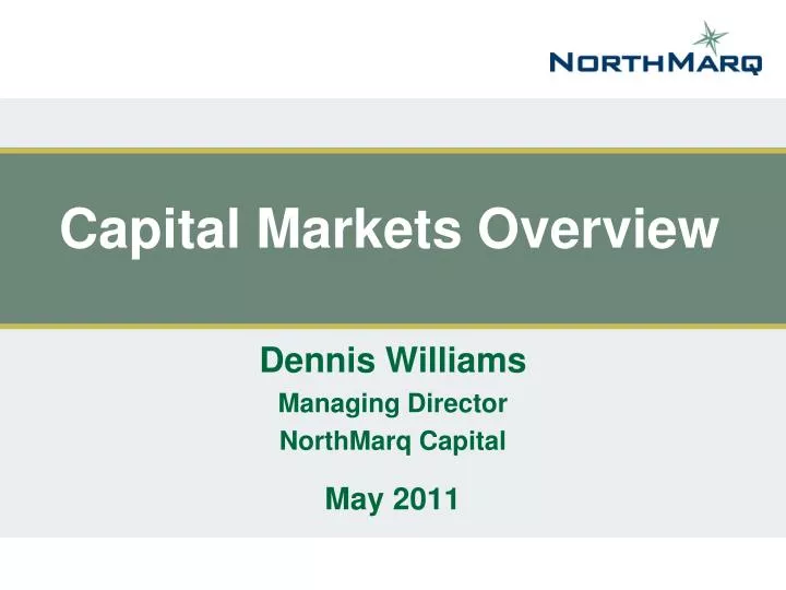 capital markets overview