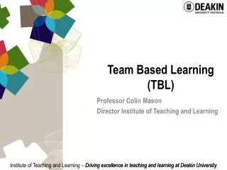 Team Based Learning (TBL)