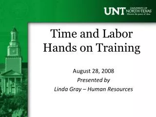 Time and Labor Hands on Training