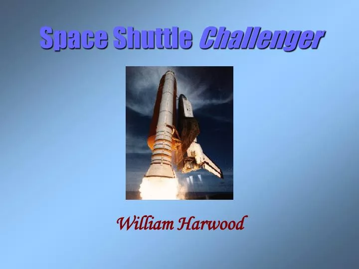space shuttle challenger william harwood
