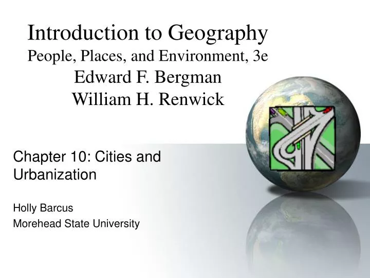 chapter 10 cities and urbanization holly barcus morehead state university