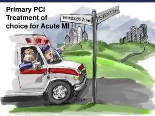 Primary PCI Treatment of choice for Acute MI