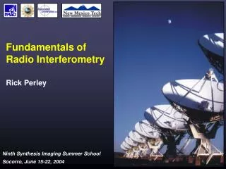 Fundamentals of Radio Interferometry