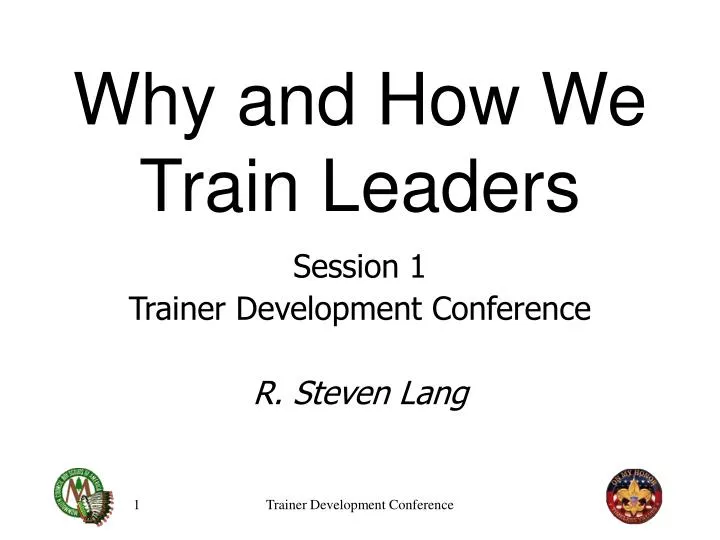 why and how we train leaders