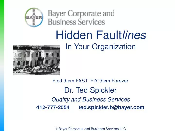 hidden fault lines in your organization