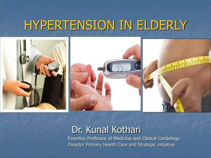 hypertension in elderly
