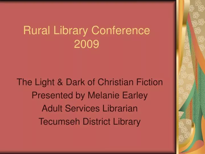 rural library conference 2009
