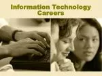 Information Technology Careers - slide 1